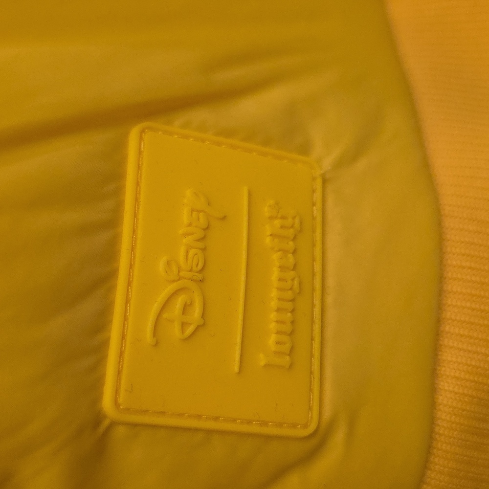 NWT Loungefly Yellow Winnie The Pooh Puffer Jacket - Picture 4 of 7